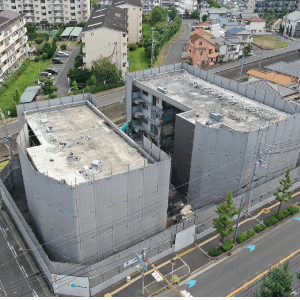 某集合住宅解体現場