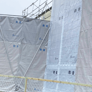 採光防音シート使用現場